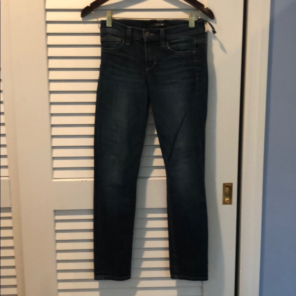 Dark non ripped Joe’s jeans